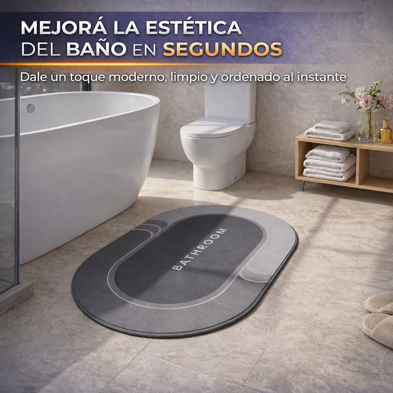Alfombra moderna absorbente